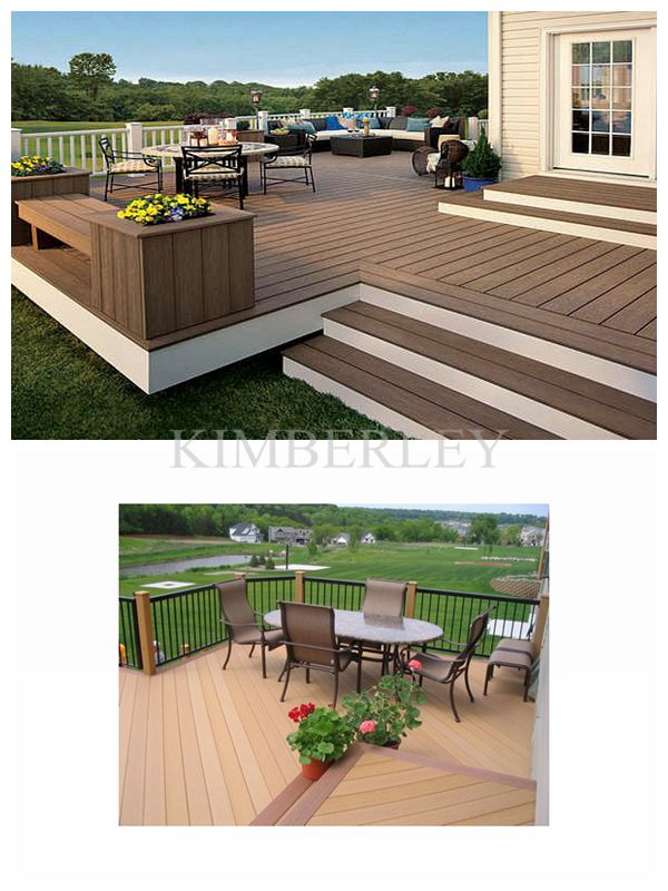 High Quality WPC Decking Floor Solid Outdoor Board Wholesale Wood Plastic Composite Decking Laminate Flooring