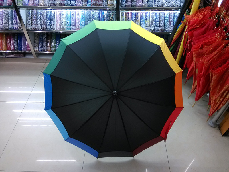 Colorful Printing Straight Umbrella (JYSU-08)