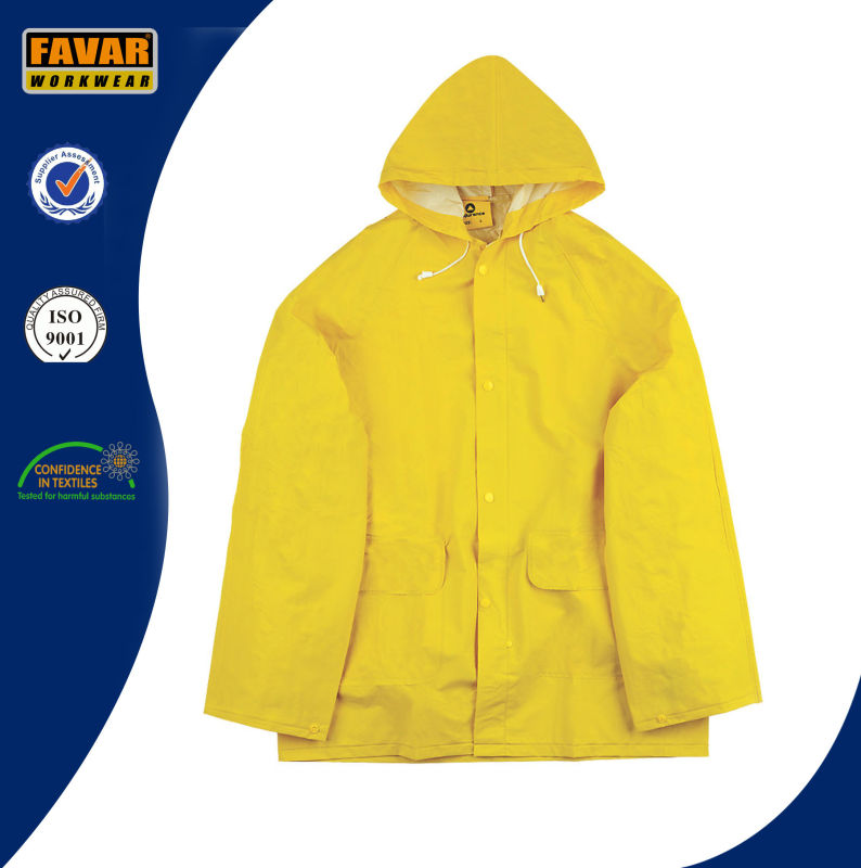 2-Piece Waterproof Rain Suit Yellow