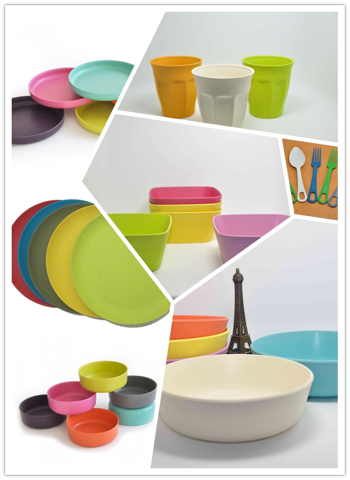 Eco-Friendly Hot-Sell Bamboo Fiber Tableware