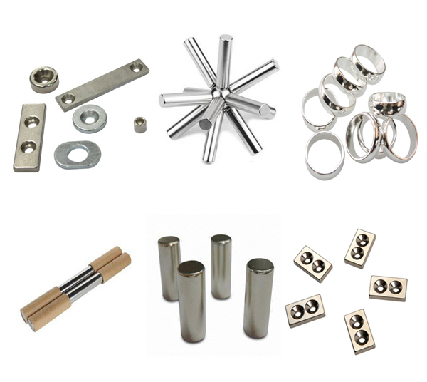 Manufacture Magnetic Material Strong Cylinder Neodymium Bar Magnets