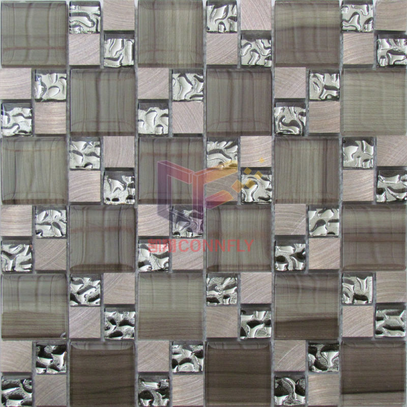 Wall Paper Like Crystal Mosaic Tiles (CFC642)