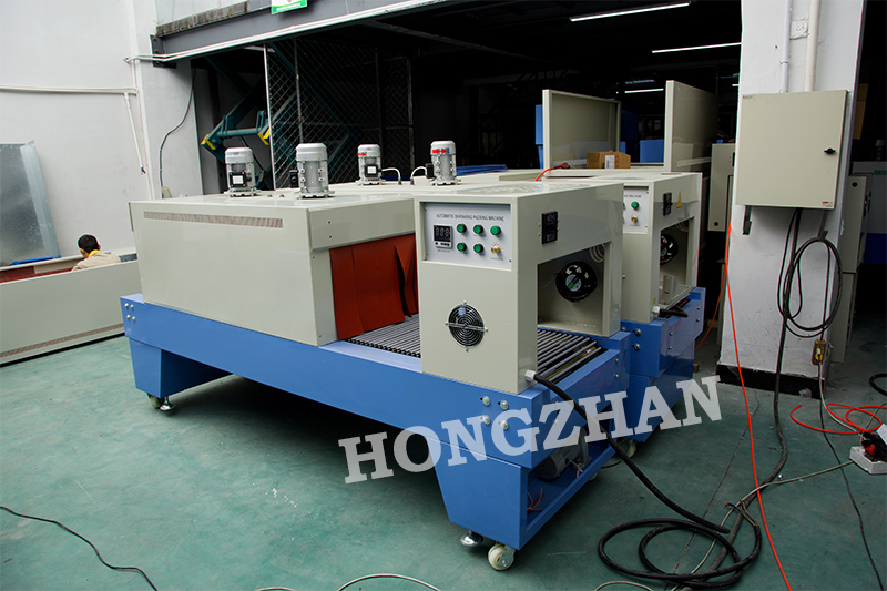 Semi Auto Sealing Machine with Shrink Oven Equipment for Electronic Component with Roller Film Sleeve Seal Packing Equipment