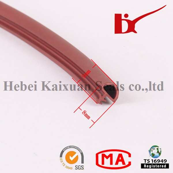 Produce Decoration Flexible Plastic Edge Extruded PVC Trim