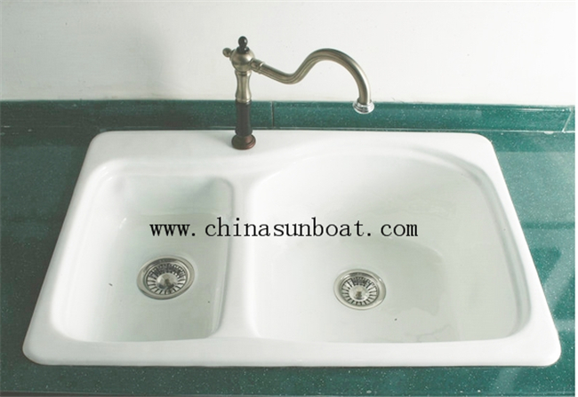 Enamel Carbon Steel Kitchen/Bathroom Sink