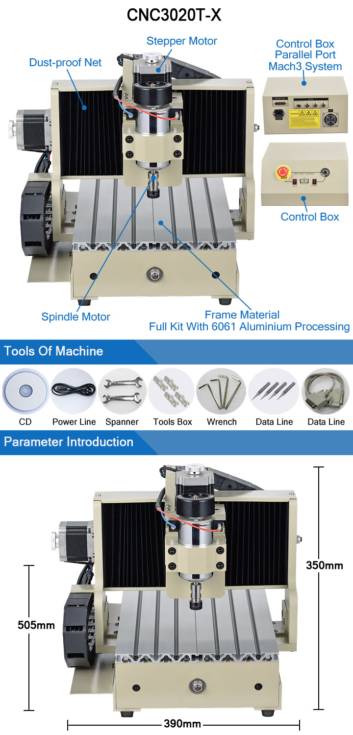 PVC Acrylic Plastic Wood Cutting Engraving CNC Router Machine