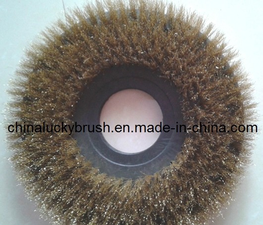 Brass Wire Round Road Sweeper Brush (YY-035)