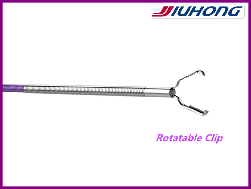 Rotatable and Repositionable Hemoclip for Endocope Use