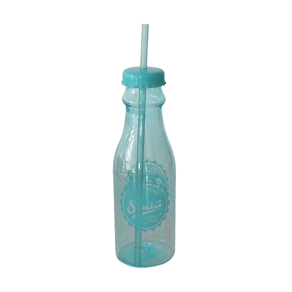 Pop Soda Bottle with Straw