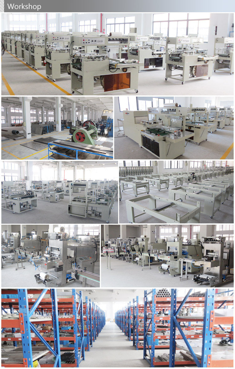 High Speed Flow Cosmetic Thermal Shrink Packaging Wrapping Machine