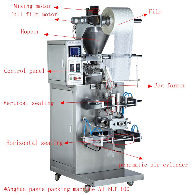 Automatic Vertical Tomata Paste Packager Ah-Blt