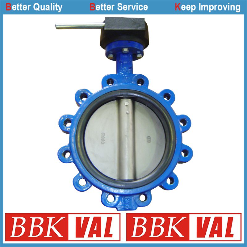 High Quality Butterfly Valve Lug Type Butterfly Valve Wras Approval En1072 ANSI ASME