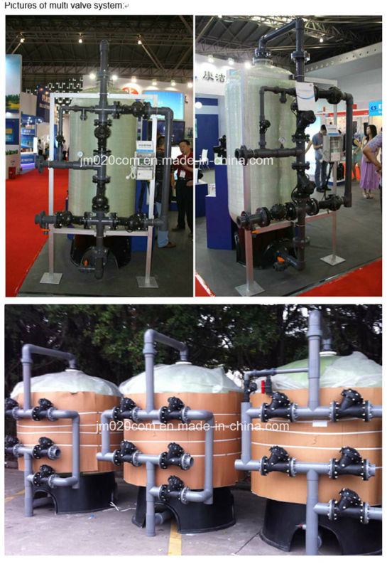 Multi-Valve Water Filter System for High Flow Rate for Industrial Water Treatment