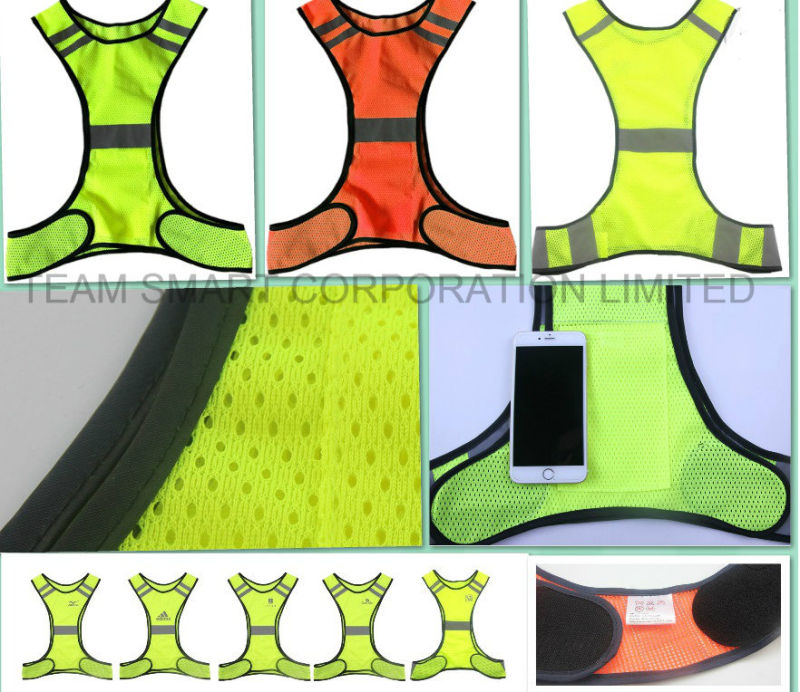 Light Weight High Visibility Reflective Cycling Vest for Cyclist