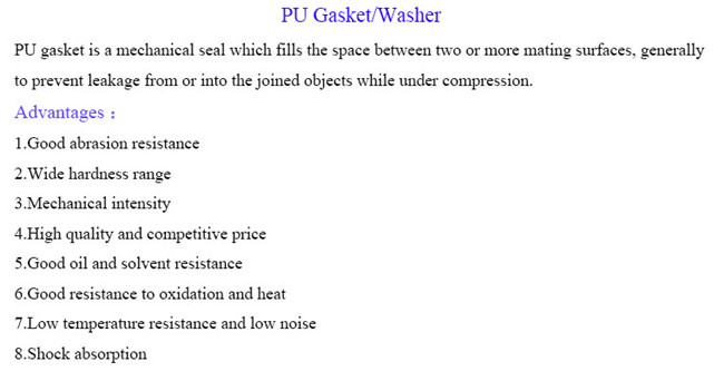 PU A1 Dustproof Wiper Seal for Cylinder Piston Rod