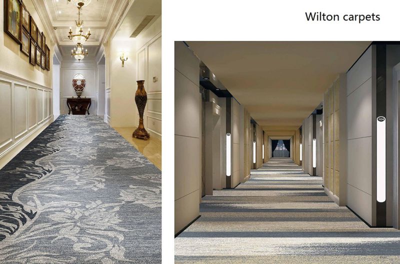 Machine Made Wilton Hotel Carpet Roll