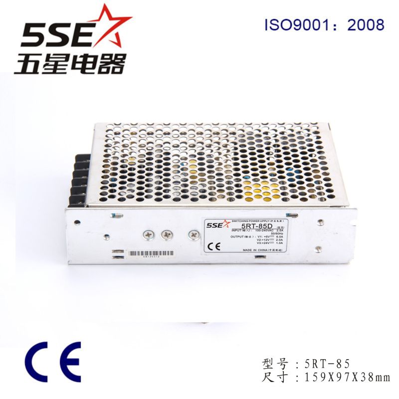 85W Triple Output AC-DC Fence Electric Power Supply Rt-85