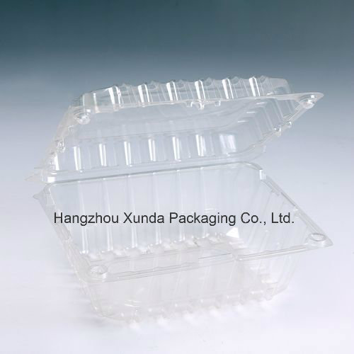 Food Grade Blister Transparent Plastic Container PET Packaging