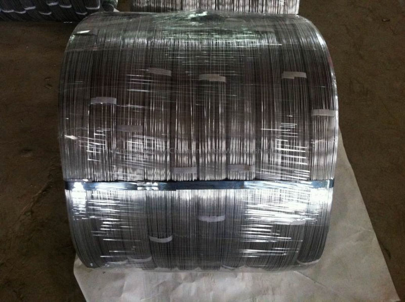 High Carbon Steel Hot DIP Galvanized 2.4X3.0mm Oval Wire