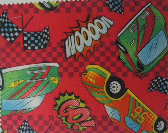 420d Cartoon Polyester Fabric with PU Coating