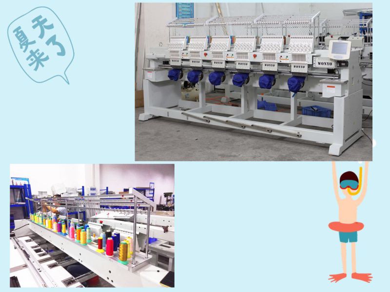 Wonyo 6 Head Multi-Function Industrial Commercial Use Embroidery Machine