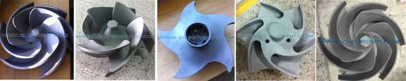 Centrifugal ANSI Durco Mark 3 Pump Impeller for 3X2-13 Size with Titanium Alloy 316ss or CD4