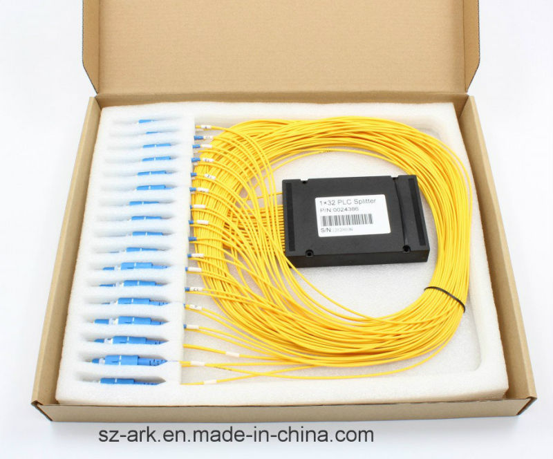 1X32 Fiber Optic Splitter PLC