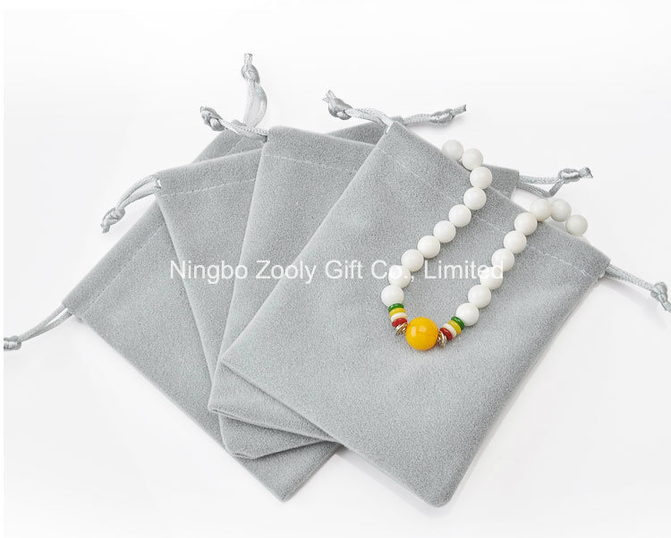 Drawstring Jewelry Velvet Pouch Gift Bag