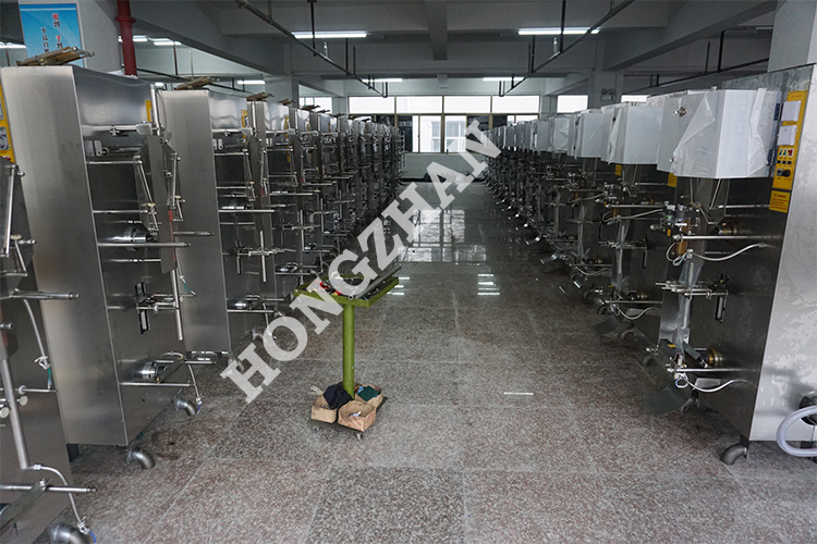 Liquid Filling Sealing Machine with Side 3 Sides Pillow Type Seal Bag Packing for Water Milk Beverage