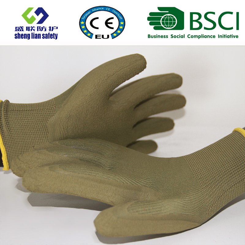 Glove Foam Latex Coated Gardening Working Gloves