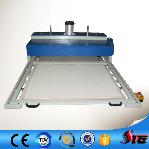 Large Format Pneumatic Heat Press Machine for Leather