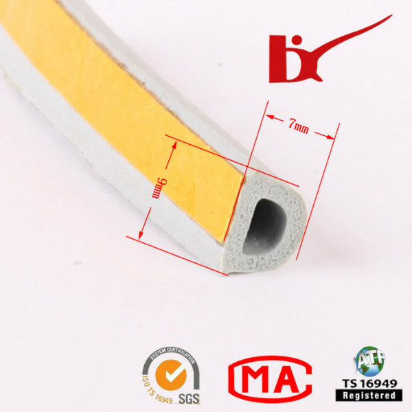 Rubber Products Adhesive Bakced Door Sponge Seal Strip