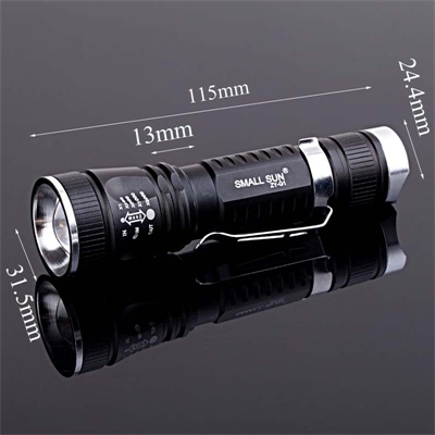 Telescopic Focusing LED Light with Li-ion Battery