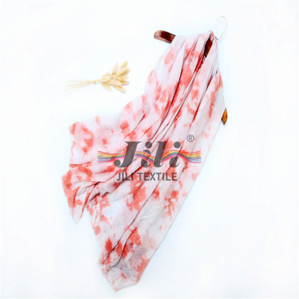 2016 Populor Hot Sale New Style Polyester Voile Tie Dye Scarf