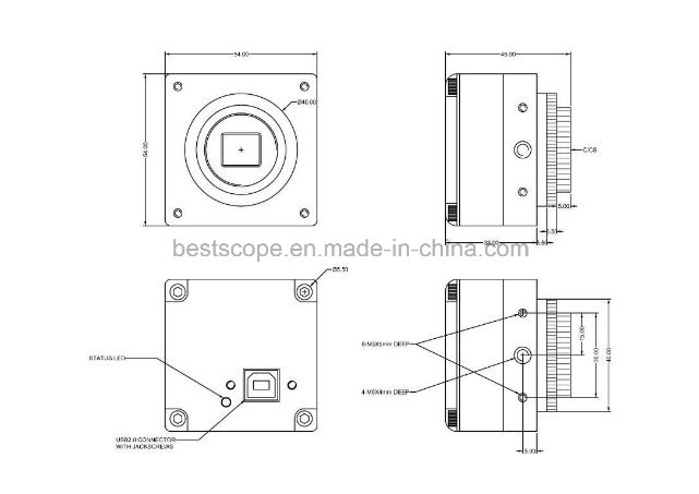 Bestscope Buc3b-320c Industrial Digital Cameras