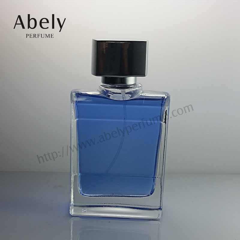 100ml Blue Sea Zamac Cap Glass Perfume Bottle