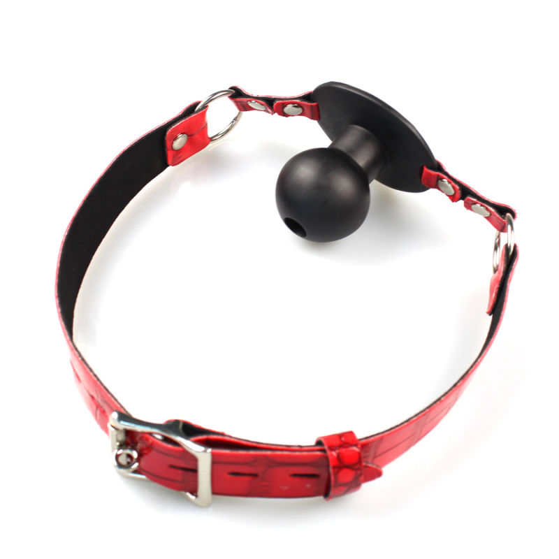 Good Leather Soft Red Fashion Sex Toys for Couples Sex Game Bdsm Bondage Ball Gag