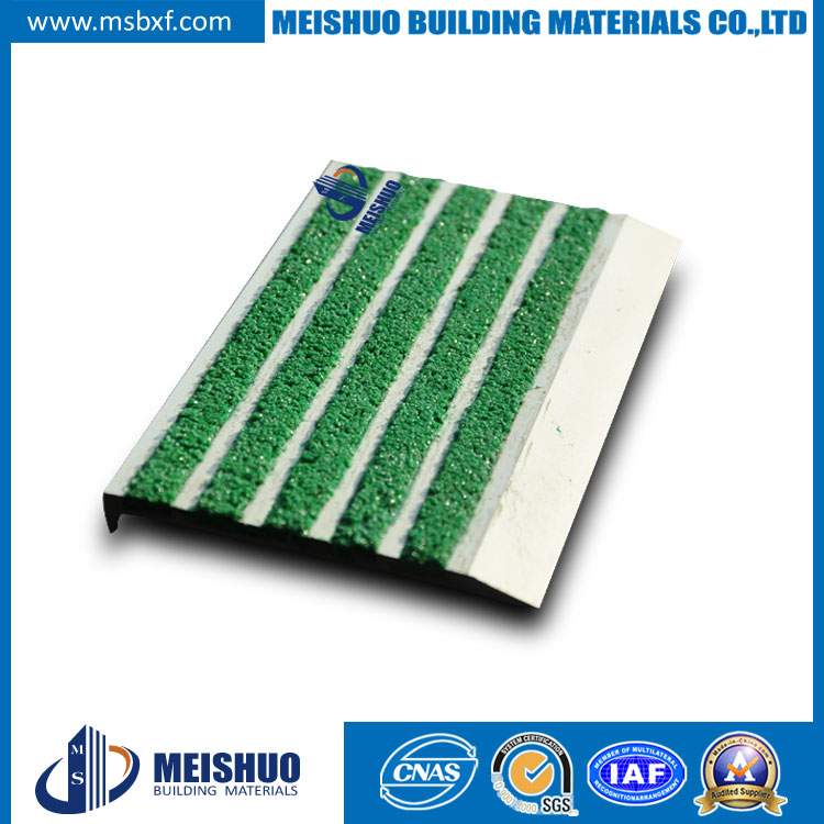 Carborundum Insert Flexible Aluminum Stair Nosing Strips