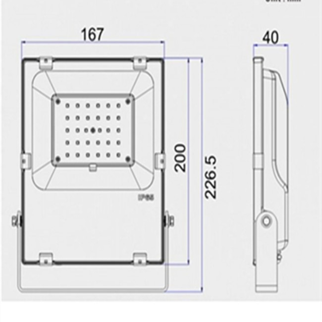 Energy Saving 30W LED Flood Light for Outdoor Lighting IP65 Ce RoHS