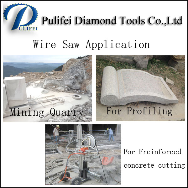 High Performance Wet Wire Rope Saw for Cutting Rocks