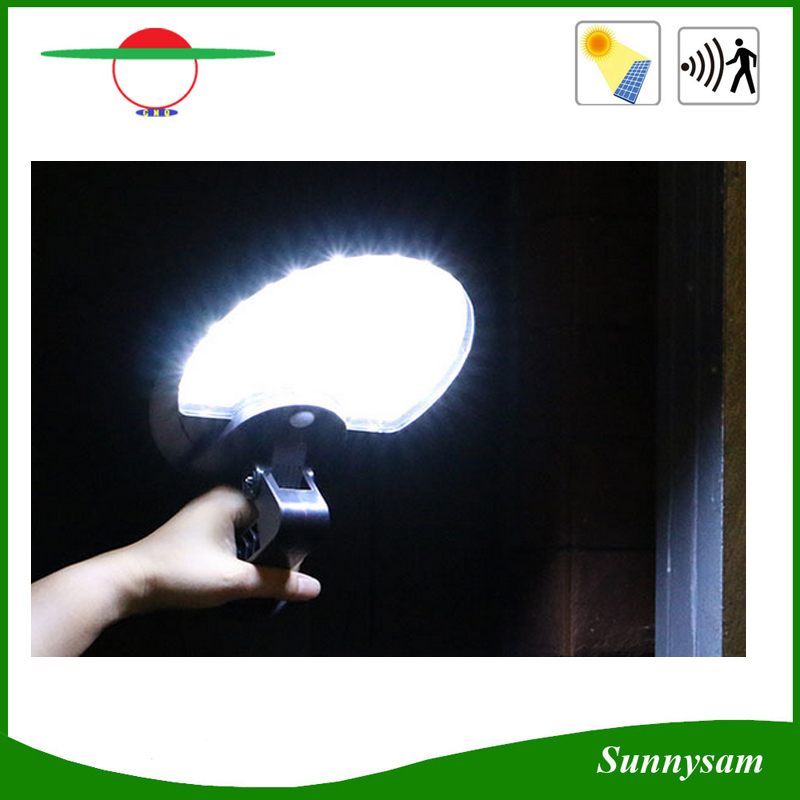 Rotatable Angle 56 LED Solar Motion Sensor Light for Wall