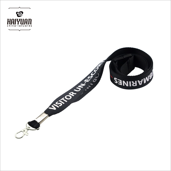 Promotional Silk Screen Printing Polyester Lanyard