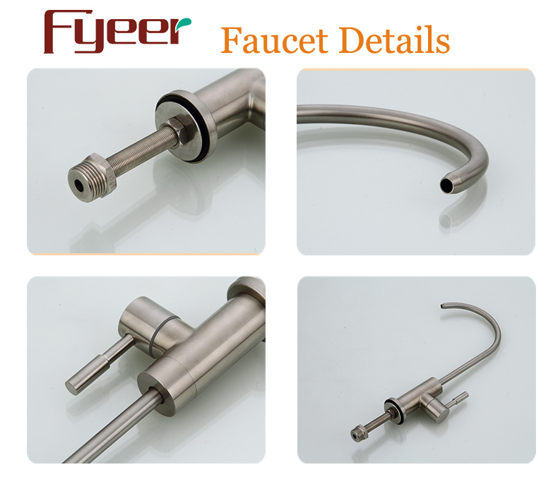 Fyeer Cheap Cold Only Stainless Steel Kitchen Faucet