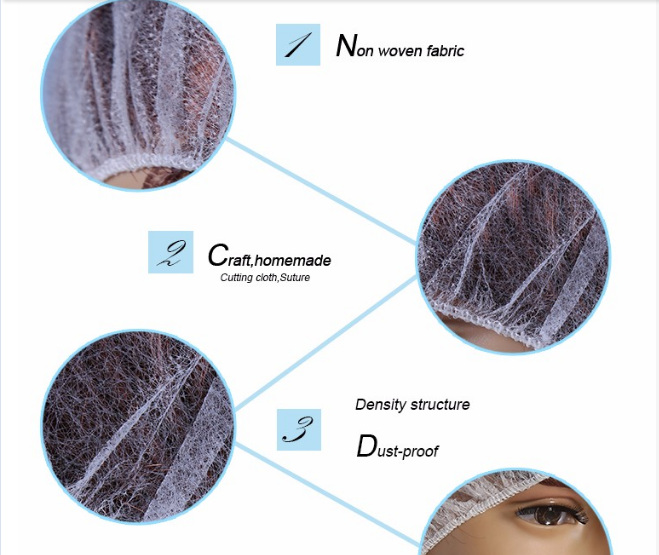 Disposable Surgical Nonwoven Bouffant Cap