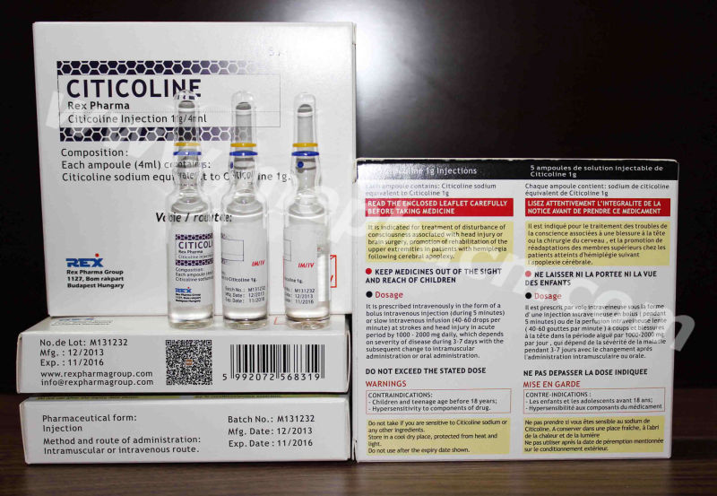 Citicoline Injection 1g/4ml & Actd/Ctd Dossier of Citicoline Injection