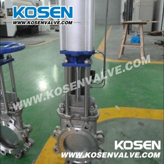 Stainless Steel Wafer Knife Gate Valves (PZ73)