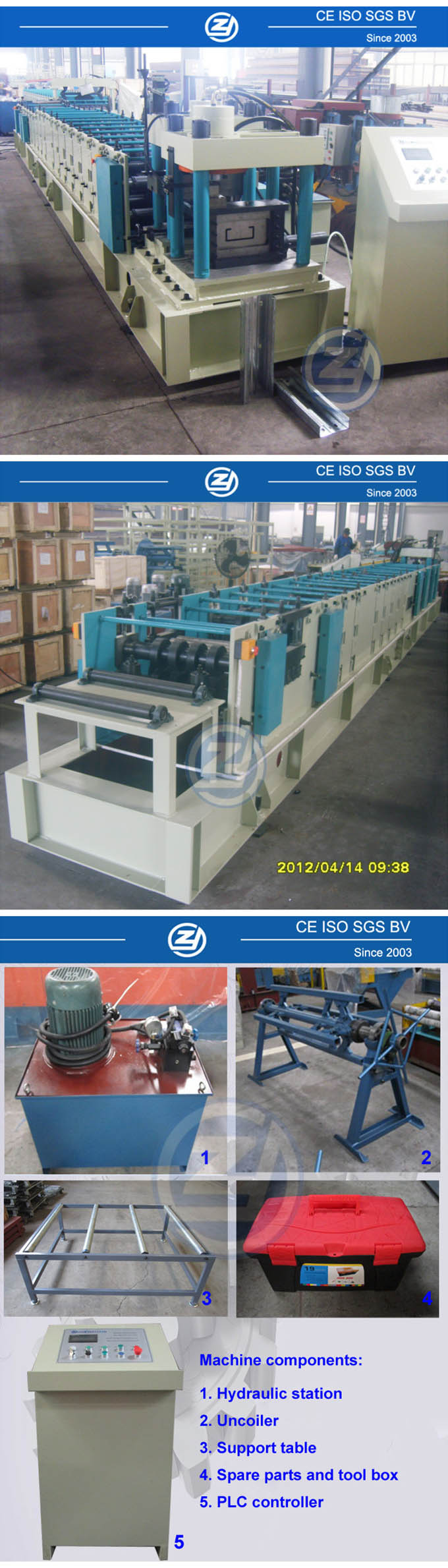 C Purlin Roll Forming Machine