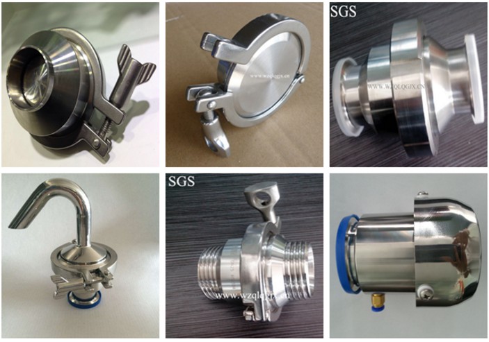 Sanitary Stainless Steel Clamp Type Middle Pressure Weld Non Return Check Valve