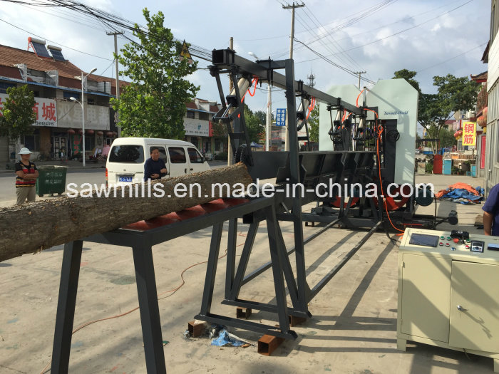 Double Vertical Band Sawmill Woodworking Band Saw