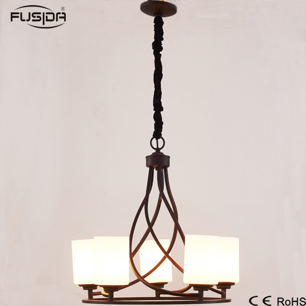 American Antique Iron Chandelier, Contracted Sitting Room Chandelier Lighting